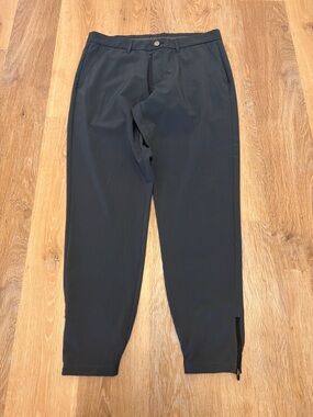 Primo Golf Joggers Mens 34 Regular Gray Zip Light Gray Stretch Summer Golf